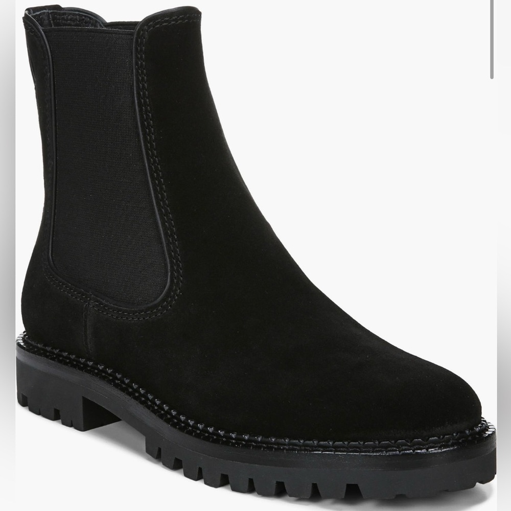 Vince Carmine Bootie Black Suede